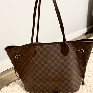 LOUIS VUITTON NEVERFULL MM DAMIER EBENE